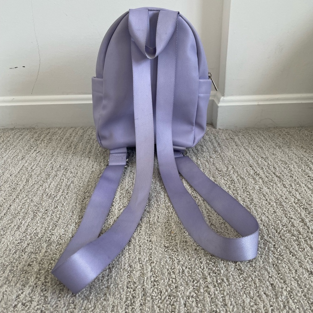 Madden Girl Mini Lavender Purple Backpack Purse Casual Preppy Fall Minimalist - Picture 2 of 4